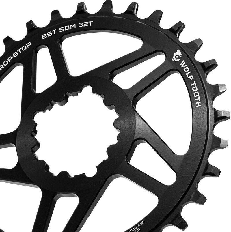 Wolf Tooth Boost Compatible SRAM Direct Mount Chainring - Drop-Stop B by Components - Image 2